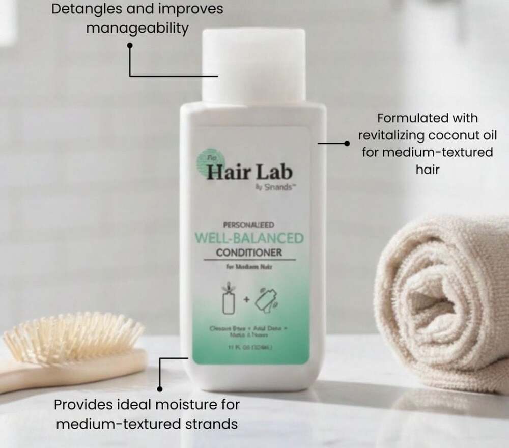 The Hair Lab Personalized Well-Balanced Conditioner for Medium Hair, 11 fl oz - Picture 3 of 5